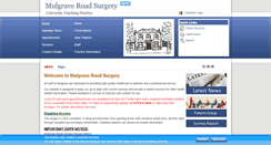 Desktop Screenshot of mulgraveroadsurgery.nhs.uk