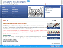 Tablet Screenshot of mulgraveroadsurgery.nhs.uk